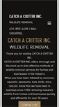 Mobile Screenshot of catchacritterinc.com